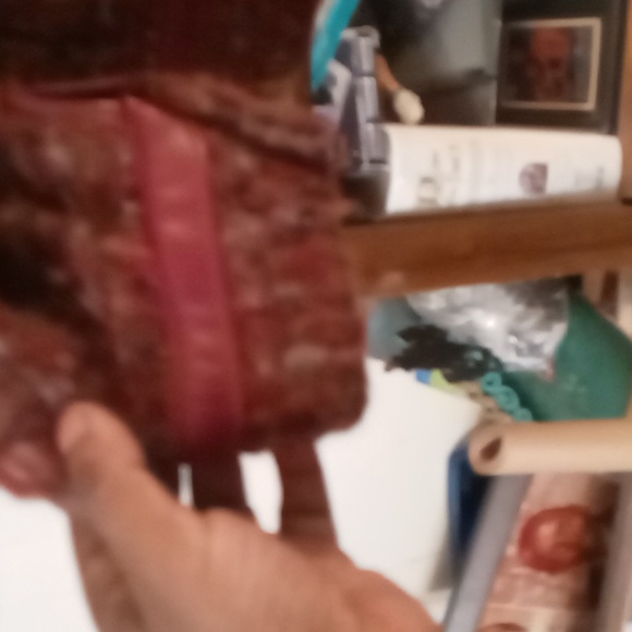 Wool Jacket w/Leather Trim - Picture 6 of 7